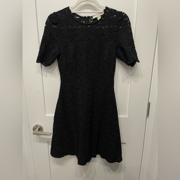 Lark & Ro Womens Half Sleeve Crewneck Fit and Flare Dress - Picture 11 of 11